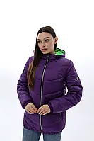 Фиолетовая женская куртка