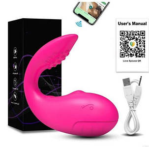 Вібратор на дистанційному керуванні TD042, силіконовий, водонепроникний, рожевий