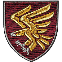 Шеврон "95-ая отдельная десантно-штурмовая Полесская бригада (95 ОДШБр)", 7х8см, на липучке