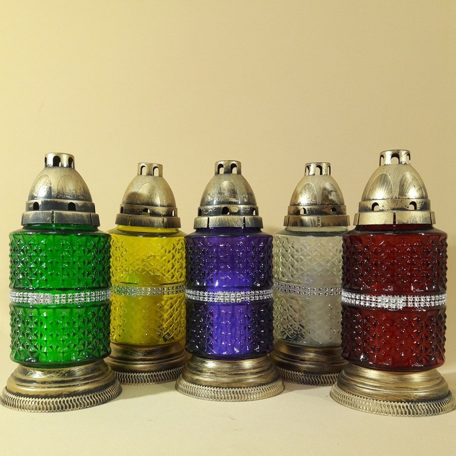 Лампадка скляна 12 год. (18 см.) (350), фото 1