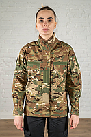 Китель армейский рип-стоп мультикам женский военный боевой Multicam Ripstop куртка летняя тактическая ВСУ