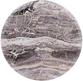 Підставка під гаряче керамічна "Grey Marble" Ø 16 см на корковій основі