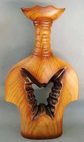Ваза керамічна "Шик" Amphora Butterfly with copper