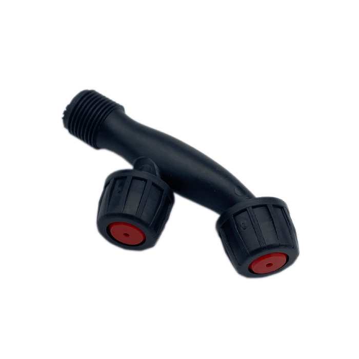 Насадка на обприскувач 2 виходи прямий НАРУЖНИЙ РЕЗЬБА