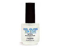 Верхнее покрытие для яркого блеска Naomi XXL Gloss Top Coat, 15 мл