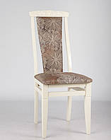 Дерев'яний стілець "Чумак-2" (слонова кістка) тканина Жіноча Coffee Мікс Меблі