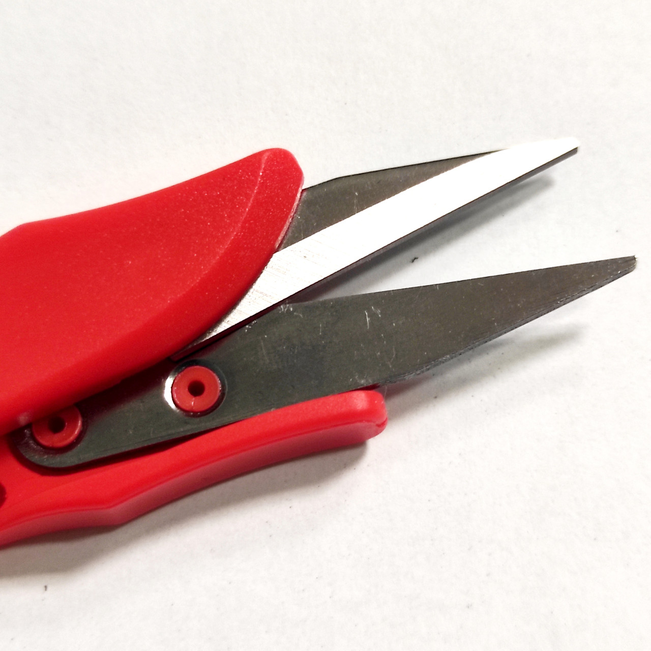 Ножиці для обрізки ниток, сніпери з пластиковими ручками, довжина 10.5 см (6749), фото 1