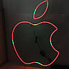 Вивіска неонова Apple RGB Smart 617х780 мм з контролером пультом, фото 8