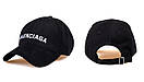 Бейсболка чоловіча чорна весна-літо кепка Balenciaga (Баленсіага), фото 4