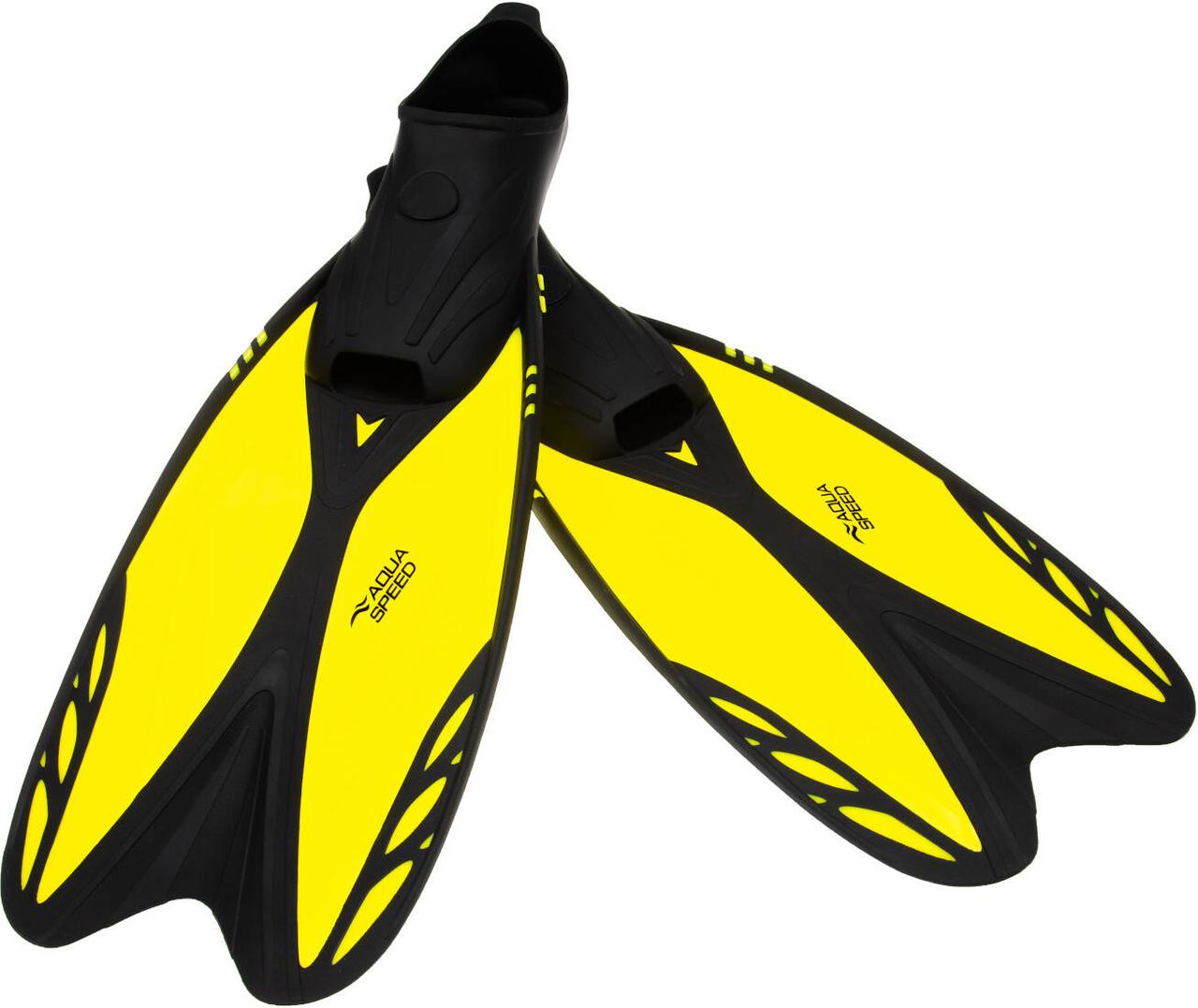 Ласти для плавання Aqua Speed Vapor 60271 р. 38-39 (724-38) Black/Yellow