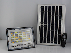 Вуличний ліхтар на стовп із сонячною панеллю 400W JX 007