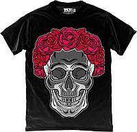 Футболка - Romantic Skull in Black 900064-black