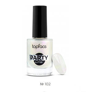 Глітерний лак для нігтів TopFace Party Glitter - тон 102 (9 мл)