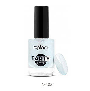 Глітерний лак для нігтів TopFace Party Glitter - тон 103 (9 мл)