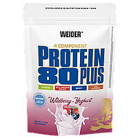 Протеин Weider Protein 80 Plus. Комплексный протеин. 500 g - Лесные ягоды