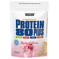 Протеин Weider Protein 80 Plus. Комплексный протеин. 500 g - Малина
