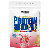 Протеин Weider Protein 80 Plus. Комплексный протеин. 500 g - Клубника