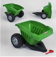 Прицеп для педального трактора Pilsan 07-317 (1), зеленого цвета