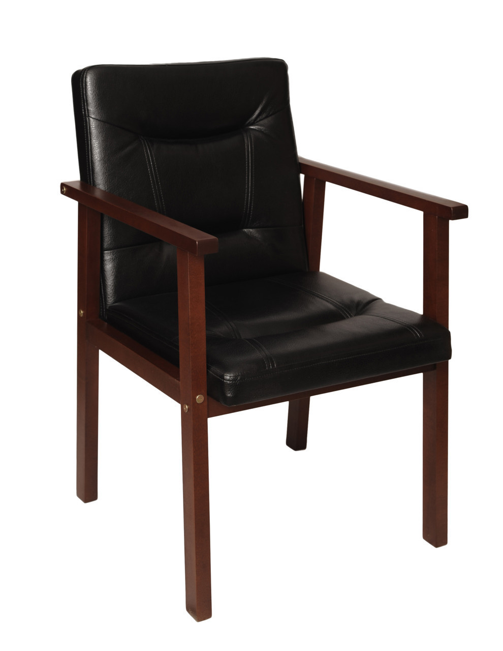 Офісне дерев'яне крісло, офісний стілець, стілець для відвідувачів