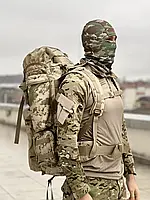 Каркасный рюкзак 110 літрів тактичний ASDAG  камуфляж, фото 3