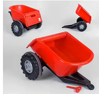 Прицеп для педального трактора Pilsan Trailer 07-295 (1), красного цвета