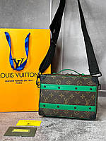 Сумка мужская Louis Vuitton Handle Soft Trunk коричневая Чоловіча сумка Луі Віттон