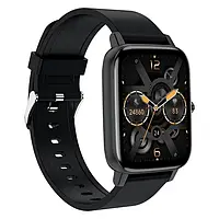 Смарт-часы мужские сенсорные с силиконовым ремешком Smart Watch XO H80 Black