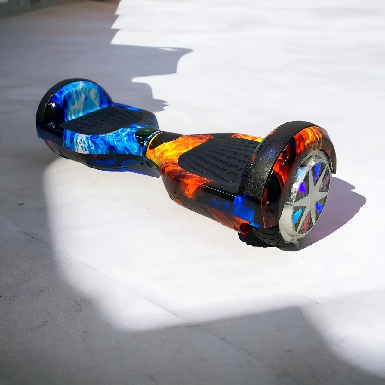 Гіроскутер Smart Balance 6.5" вогонь і лід, Алюмінієві колеса з підсвіткою