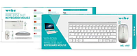 [VN-VEN285] Беспроводная аккумуляторная клавиатура с мышью в комплекте для для ПК и планшета weibe WB-8066 AN