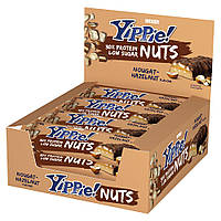 Протеиновый батончик Weider Yippie Nuts 45 g х 12. Вкус Орех-нуга