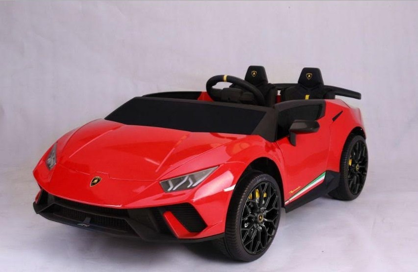 Дитячий електромобіль на акумуляторі Lamborghini Huracan M 5020 з пультом для дітей 3-8 років Червоний