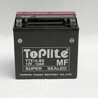 12v,12ah,д. 152, ш. 88, в.147, электролит в к-те, вес 4,5 кг TOPLITE YTX14BS