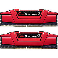 Модуль памяти DDR4 G.Skill Ripjaws V 2x16GB 2666 MHz Blazing Red (F4-2666C19D-32GVR) [102500]