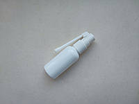 30 мл Круглый ПП полипропилен флакон белый с белым гортанным распылителем спреем 18/410 атомайзер пластиковый