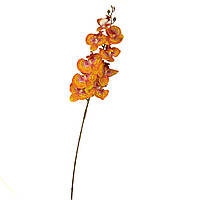 Орхидея, оранжевая 106 см, силикон