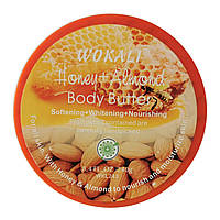 Крем для тіла на основі олії Wokali Honey+Almond Body Butter WKL243