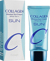 Сонцезахисний крем з колагеном Enough Collagen Moisture Sun Cream SPF50+ PA+++, 50 мл