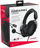 Гарнітура ігрова HyperX Cloud Alpha S 7.1 (4P5L2AA) — повнорозмірні навушники чорні, фото 9