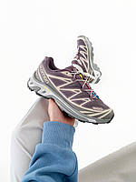 Женские кроссовки Salomon XT-6 Moonscape Plum Kitten Gull Grey L47136300