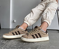 Женские кроссовки Adidas Campus 00S TKO Shoes Hemp Brown Beige HP6538