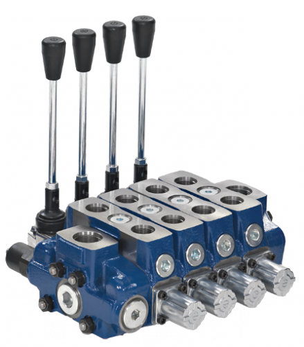Гідророзподільник моноблочний чотирьохсекційними, фото 1