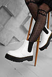 Жіночі черевики Dr. Martens 2976 Chelsea Boots White ALL04993, фото 3