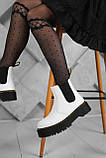 Жіночі черевики Dr. Martens 2976 Chelsea Boots White ALL04993, фото 4