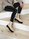 Жіночі черевики Dr. Martens Jadon Beige Lacquer ALL04577, фото 6