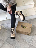 Жіночі черевики Dr. Martens Jadon Beige Lacquer ALL04577, фото 8