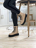 Жіночі черевики Dr. Martens Jadon Beige Lacquer ALL04577, фото 3