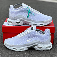 Мужские кроссовки Nike Air Max Plus TN White/Metallic Silver