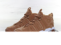 Мужские кроссовки Nike Air More Uptempo 96 Premium Flax Pack Light Brown/White AA4060-200