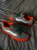 Мужские кеды Vans Knu-Skool Pop Outsole Grey Orange VN0009QCORA 43