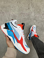 Мужские кроссовки Puma RS-X White Blue Red ALL03916 41